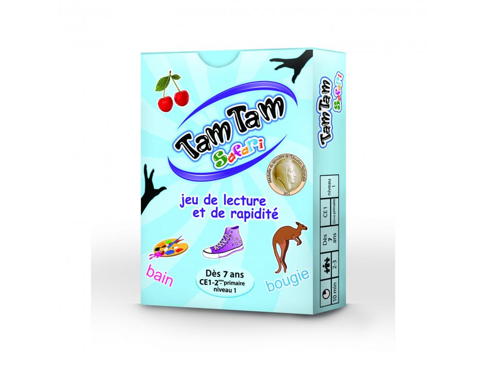 JEU INTERDACTA TAM TAM SAFARI CE1 42 CARTES + 1 CARTE       LEXIQUE + 1 REGLE DU JEU