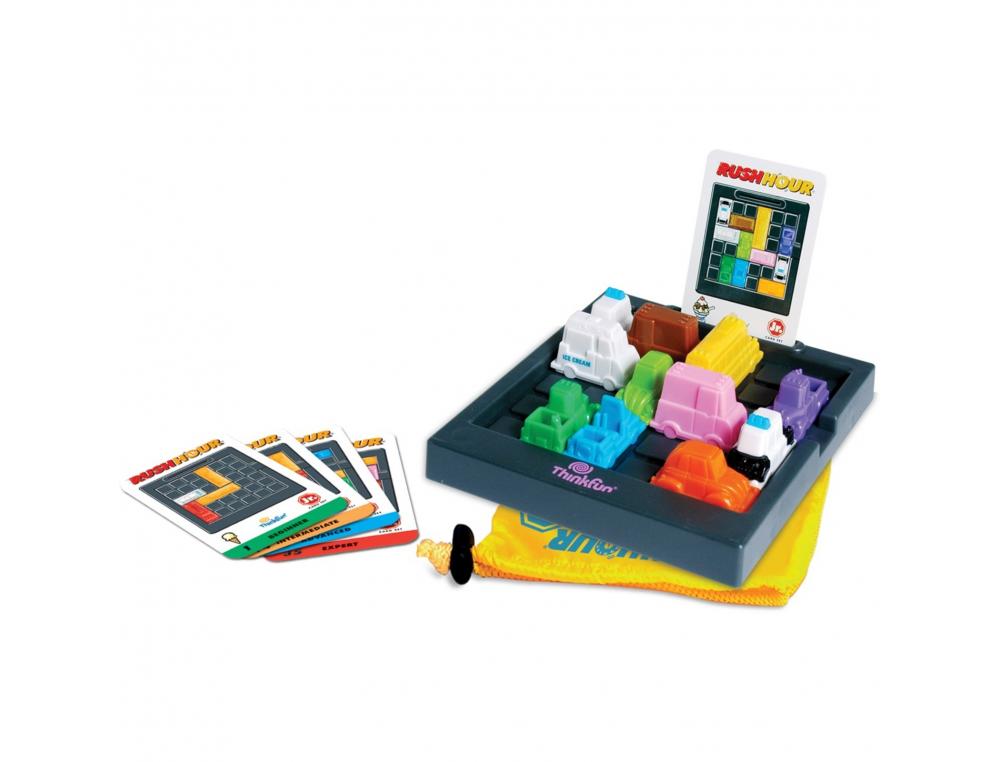JEU INTERDACTA RUSH HOUR JUNIOR 1 PLAN DE JEU + 16     VEHICULES + 40 CARTES         PROBLEMES