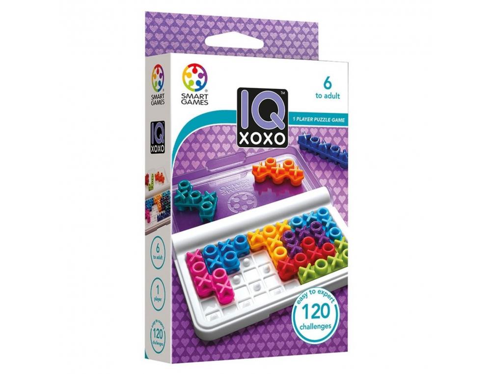 JEU INTERDACTA IQ XOXO 1 BOITE RANGEMENT + 10 PCS      PUZZLE COLORIS ET FORMES      ASSORTIS + 1 LIVRET 120 DEFIS