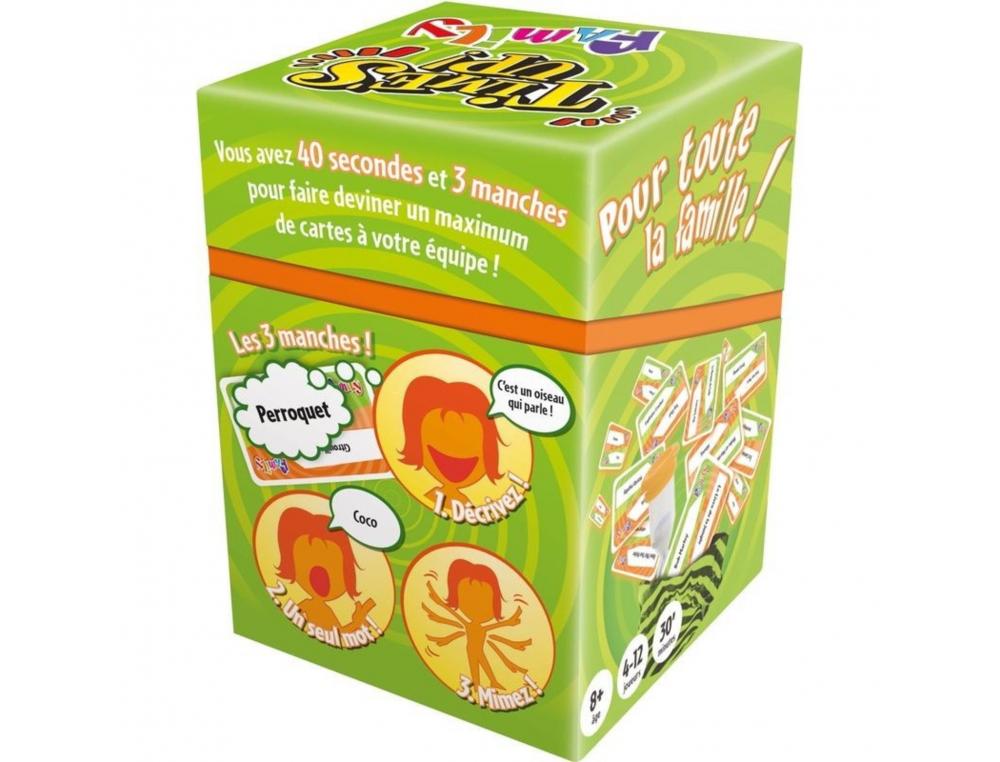 JEU INTERDACTA TIME'S UP FAMILY 1 220 CARTES + 1       SABLIER + 1 REGLE DU JEU + 1  CARNET