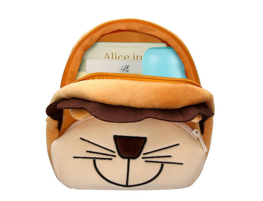 SAC A DOS LIDERPAPEL BABY FINITION PELUCHE LION         260X100X240MM