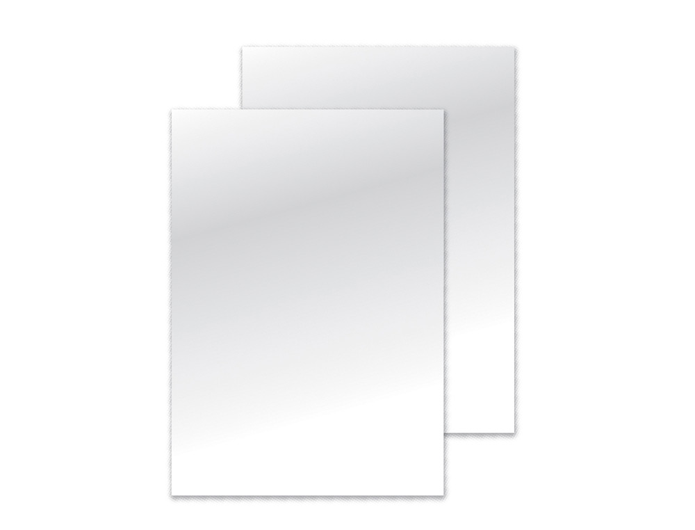 PLAT COUVERTURE Q-CONNECT PVC 200 MICRONS A3 RELIEURS SPIRALES PEIGNES ANNEAUX INCOLORE PAQUET 100 UNITS