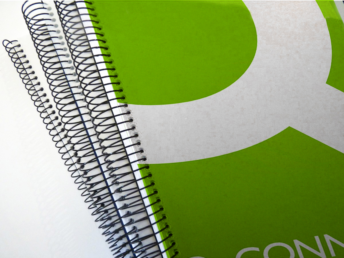 SPIRALE Q-CONNECT MTALLIQUE RELIEUR PAS 5:1 20F CALIBRE 1MM DIAMTRE 6MM COLORIS NOIR BOTE 200 UNITS