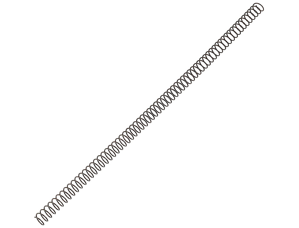 SPIRALE Q-CONNECT MÉTALLIQUE RELIEUR PAS 5:1 100F CALIBRE 1MM DIAMÈTRE 14MM COLORIS NOIR BOÎTE 100 UNITÉS