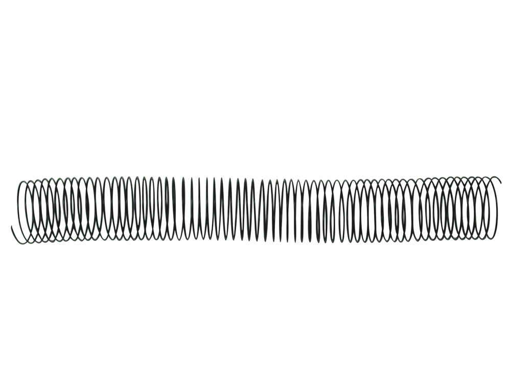 SPIRALE Q-CONNECT MTALLIQUE RELIEUR PAS 5:1 280F CALIBRE 1.2MM DIAMTRE 32MM COLORIS NOIR BOTE 50 UNITS