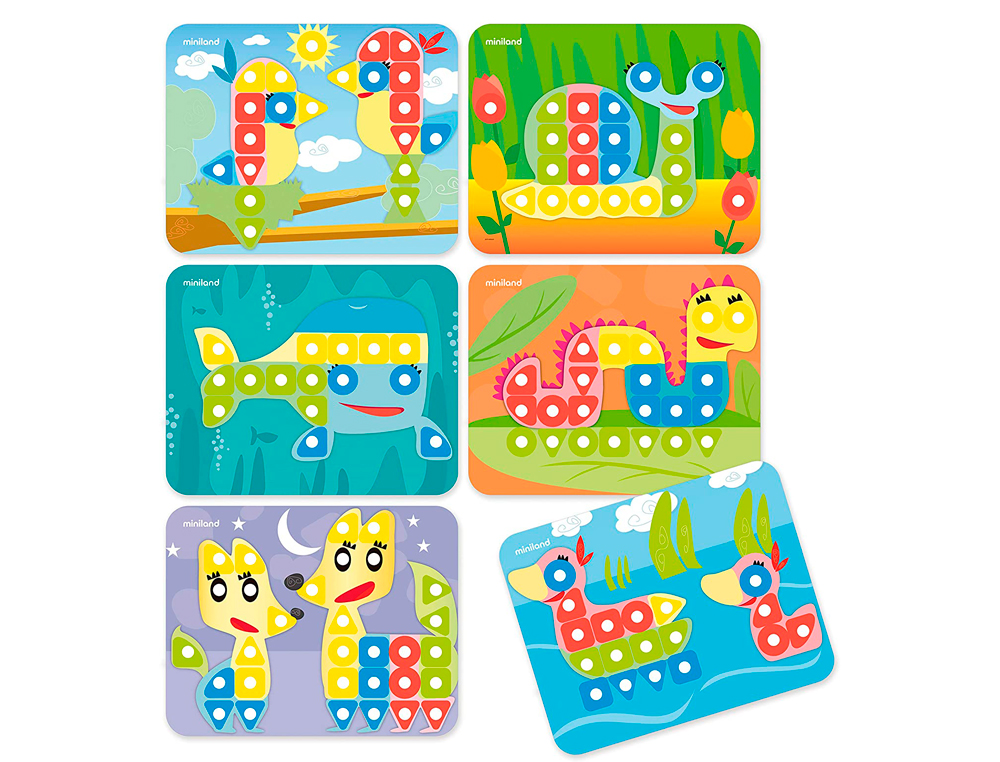 JEU MINILAND SUPERPEGS PACK DE 6 PLANCHES
