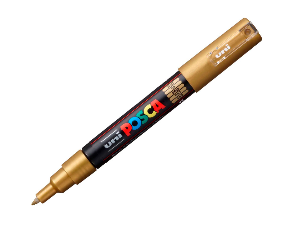 MARQUEUR POSCA PC1MC BASE EAU POINTE CONIQUE EXTRA FINE     0,7MM SANS                    ODEURS/ALCOOL/SOLVANT TOUS