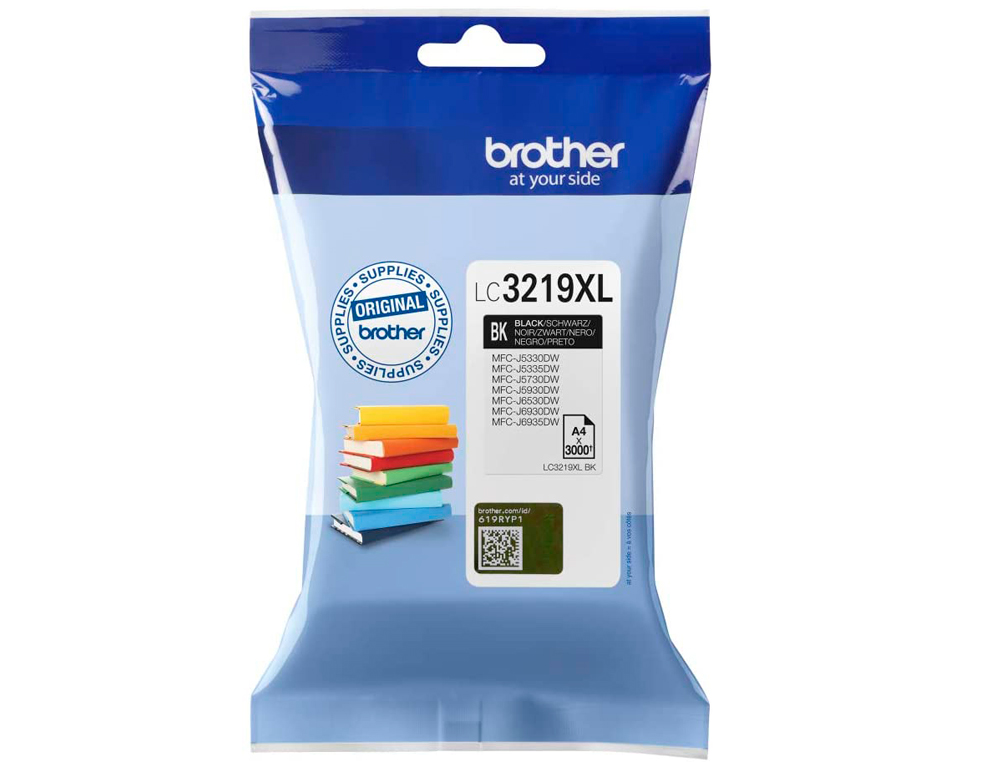 CARTOUCHE BROTHER JET D'ENCRE LC3219 COULEUR NOIR HAUTE CAPACIT 3000P