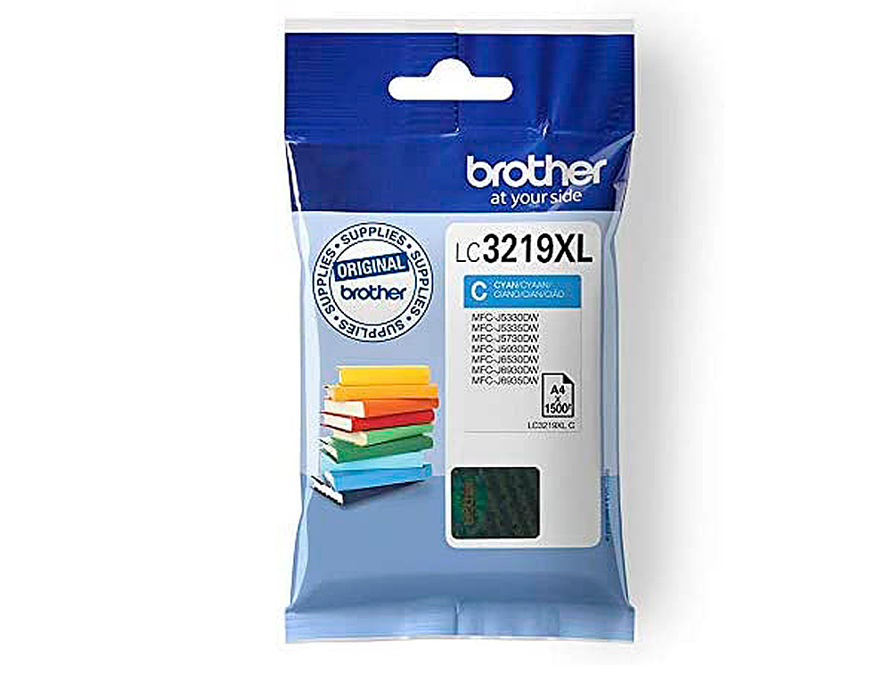 CARTOUCHE BROTHER JET D'ENCRE LC3219 COULEUR CYAN HAUTE CAPACIT 3000P