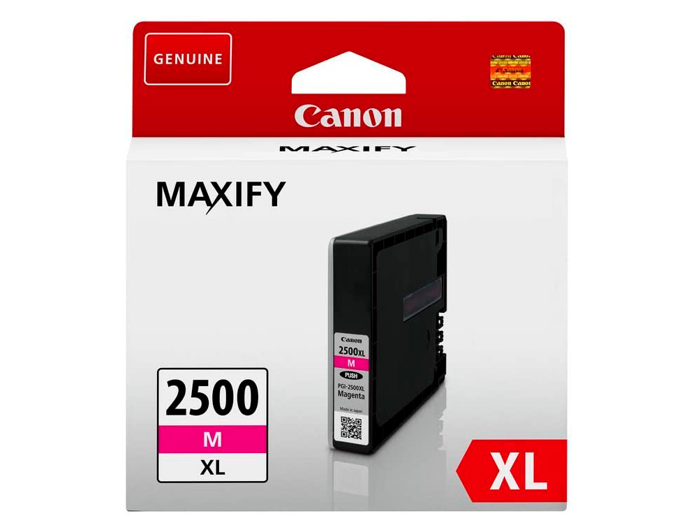CARTOUCHE CANON JET D'ENCRE PGI-2500 XL COULEUR MAGENTA 1500P