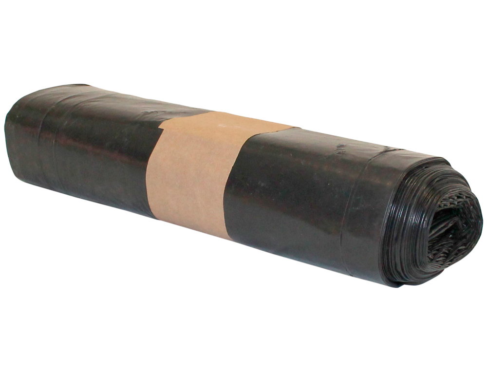 SAC POUBELLE INDUSTRIEL 85X105CM CALIBRE 120 CAPACIT 100L COLORIS NOIR ROULEAU 10 UNITS