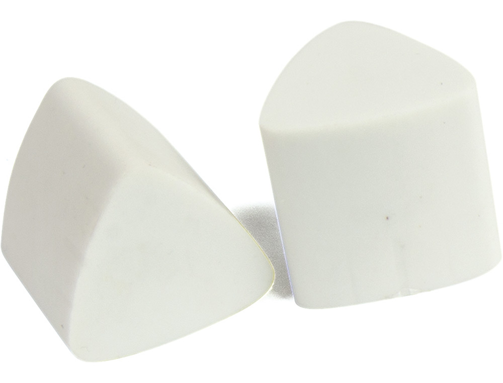 RECHARGE GOMME TAILLE-CRAYONS LIDERPAPEL TRIANGULAIRE SANS PVC BLISTER 2 UNITÉS