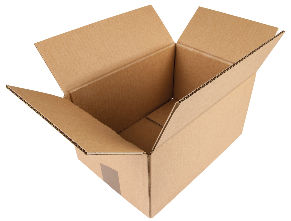 CAISSE AMERICAINE Q-CONNECT CARTON RECYCLE CANNELURE 5MM  500X340X310MM