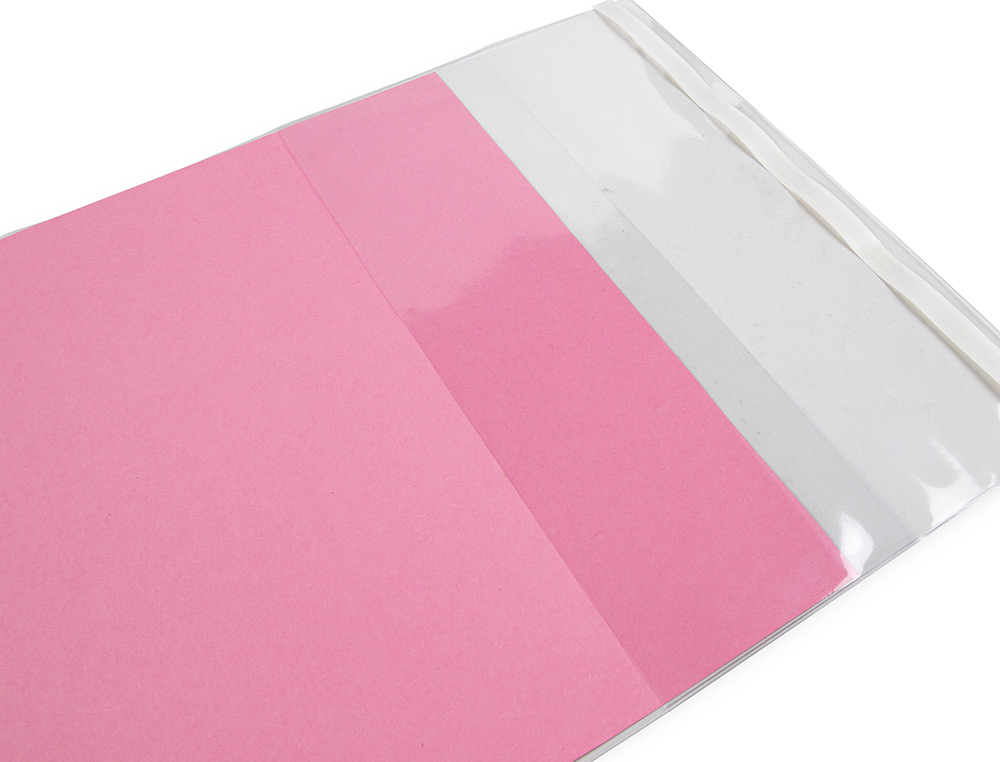 COUVRE-LIVRES LIDERPAPEL N29 PVC TRANSPARENT 13/100E 285X530MM AVEC RABAT ADHSIF ADAPTABLE