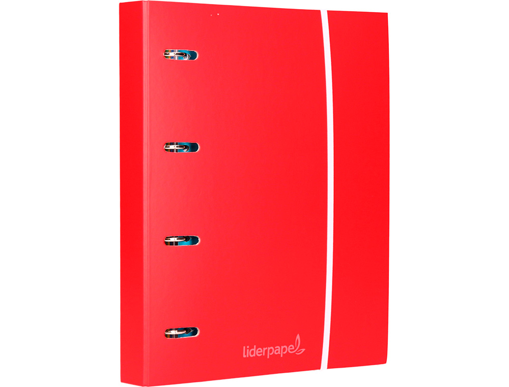CLASSEUR LIDERPAPEL SRIE MULTILIDER 4 ANNEAUX RONDS 40MM A4 CARTON REMBORD FEUILLETS MOBILES QUADRILLAGE 5MM 120F 80G