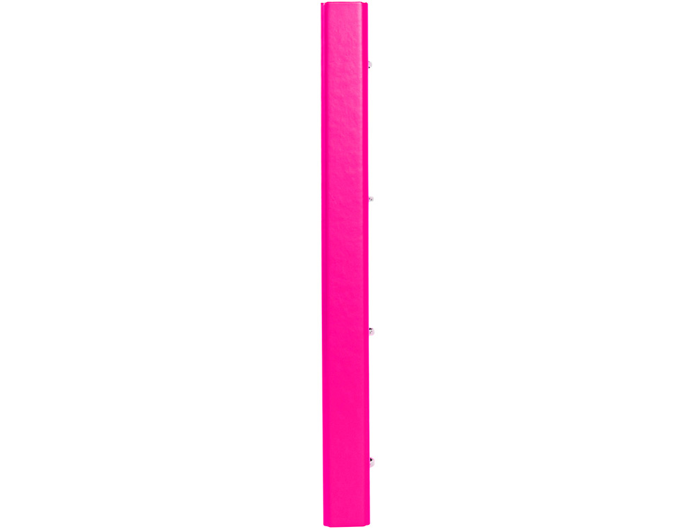CLASSEUR ANTARTIK 4 ANNEAUX RONDS 25MM A4 CARTON REMBORD FEUILLETS MOBILES QUADRILLAGE 5MM COLORIS ROSE
