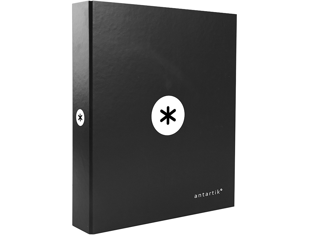 CLASSEUR ANTARTIK 4 ANNEAUX END 40MM A4+ CARTON REMBORD    COLORIS NOIR