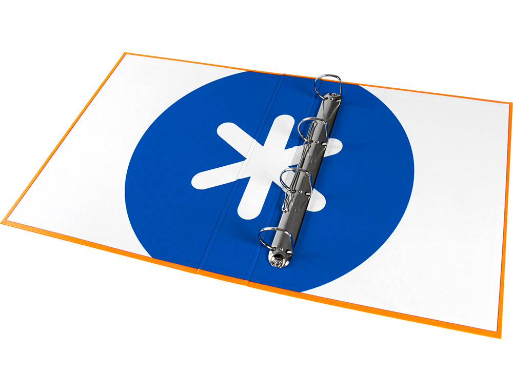 CLASSEUR ANTARTIK 4 ANNEAUX END 40MM A4+ CARTON REMBORD    COLORIS ORANGE