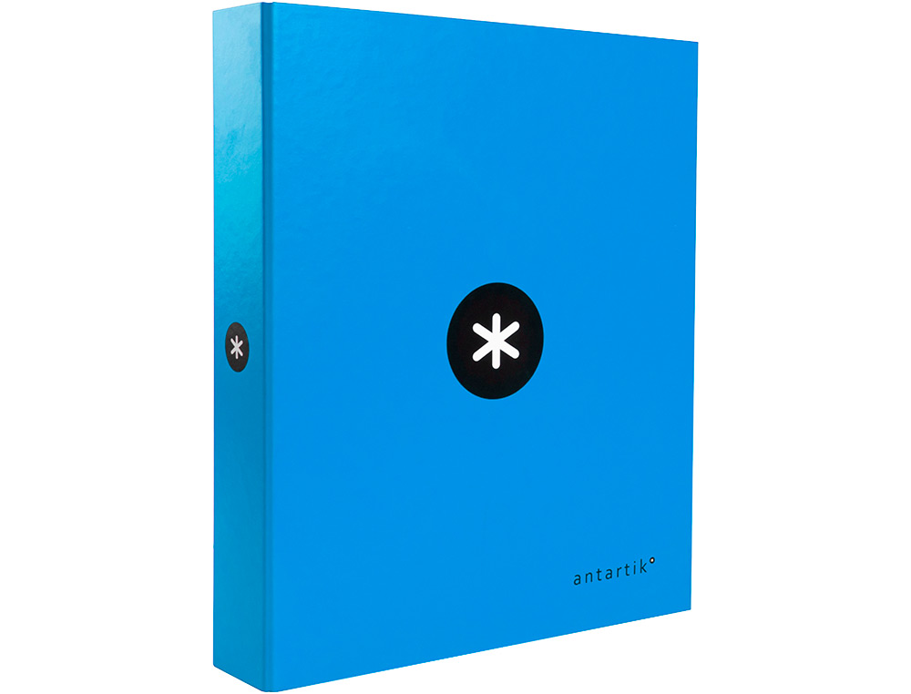 CLASSEUR ANTARTIK 4 ANNEAUX END 40MM A4+ CARTON REMBORD    COLORIS BLEU