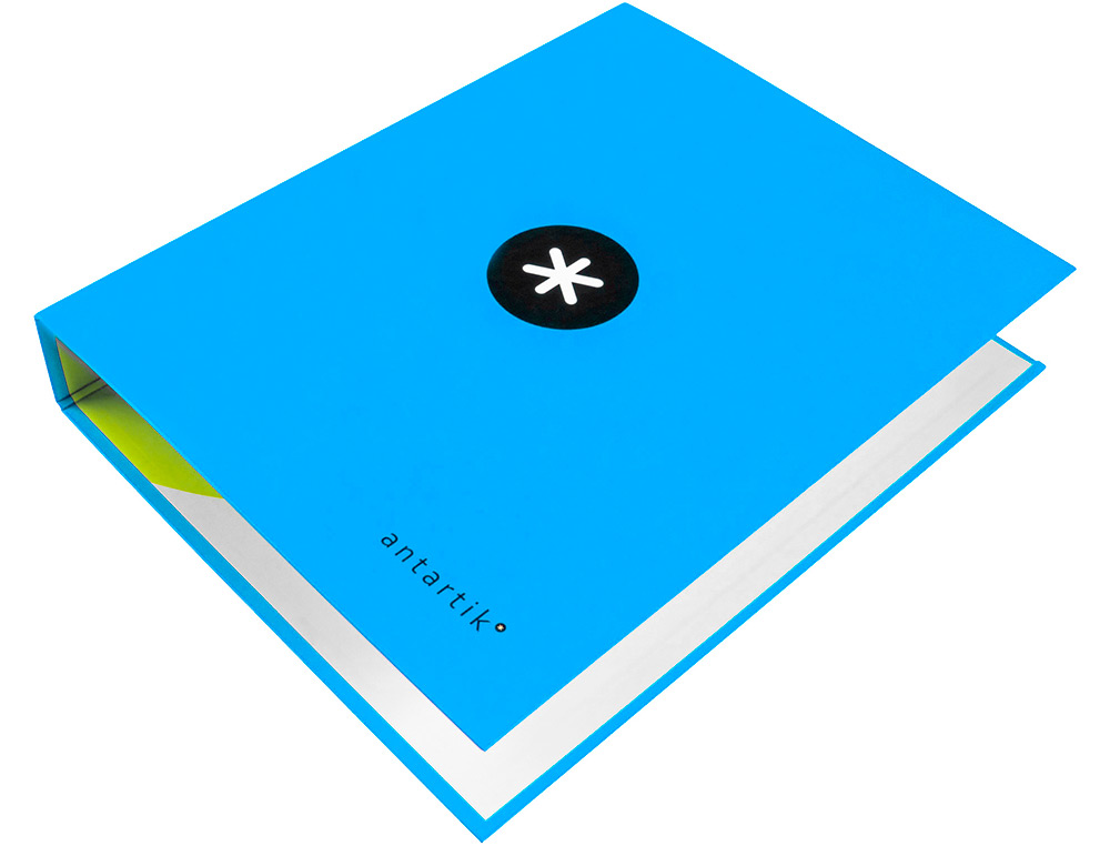 CLASSEUR ANTARTIK 4 ANNEAUX END 40MM A4+ CARTON REMBORD    COLORIS BLEU
