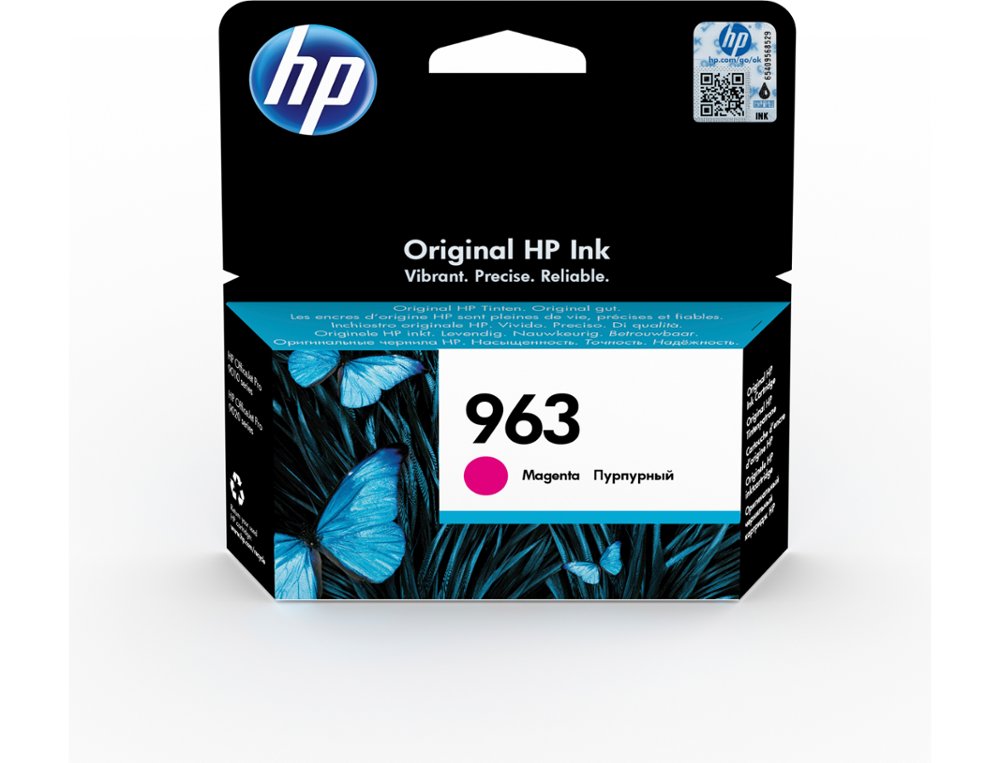 CARTOUCHE HP JET ENCRE 963 OFFICEJET PRO 9010 - 9020 /   9022 / 9023 / 9025 700 PAGES  MAGENTA