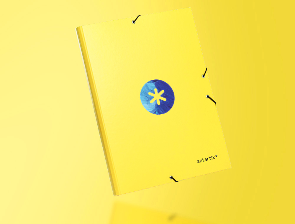 CHEMISE ANTARTIK A4+ ELASTIQUE3 RABATS CARTON REMBORDE TRENDING TOPIC 2020 COLORIS JAUNE