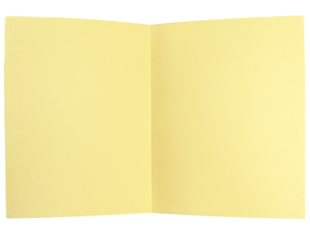 SOUS-CHEMISE LIDERPAPEL PAPIER CARTONNE 180G/M2       310X230MM DOCUMENT A4 COLORIS JAUNE PASTEL