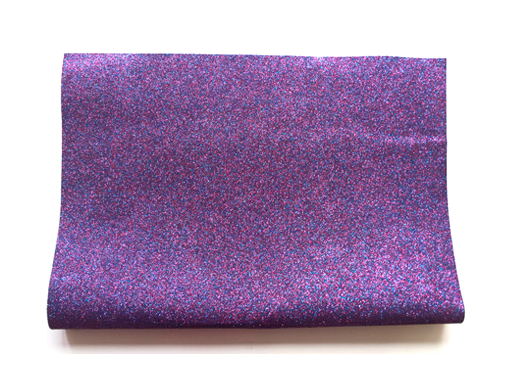 PLAQUE MOUSSE LIDERPAPEL PAILLETEE DIM. 500X700MM      60G/M2 EPAISSEUR 2MM BICOLORE ROUGE BLEU