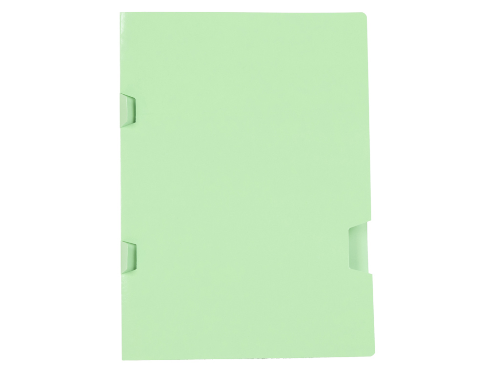SOUS CHEMISE LIDERPAPEL A4+ PLASTIFIEE AVEC ENCART        AGRAFAGE 160G/M2 COLORIS VERT