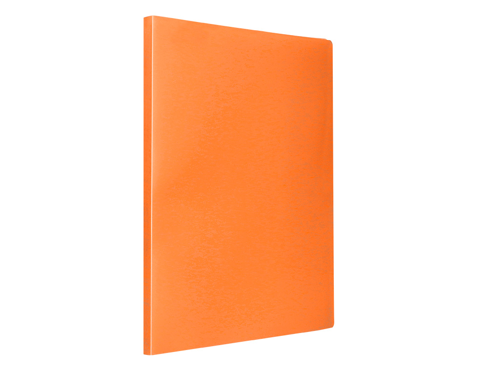PROTEGE-DOCUMENTS LIDERPAPEL POLYPROPYLENE COUVERTURE      FLEXIBLE 10 POCHETTES FIXES   A4 210X297MM ORANGE FLUO