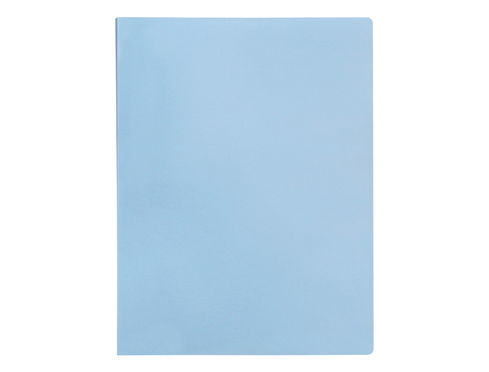 PROTEGE-DOCUMENTS LIDERPAPEL POLYPROPYLENE COUVERTURE      FLEXIBLE 10 POCHETTES FIXES   A4 210X297MM BLEU CIEL OPAQUE