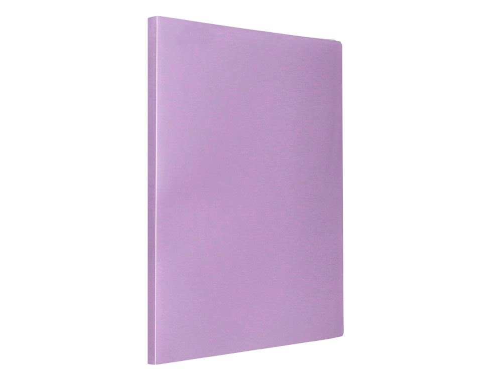 PROTEGE-DOCUMENTS LIDERPAPEL POLYPROPYLENE COUVERTURE      FLEXIBLE 20 POCHETTES FIXES   A4 210X297MM LAVANDE OPAQUE