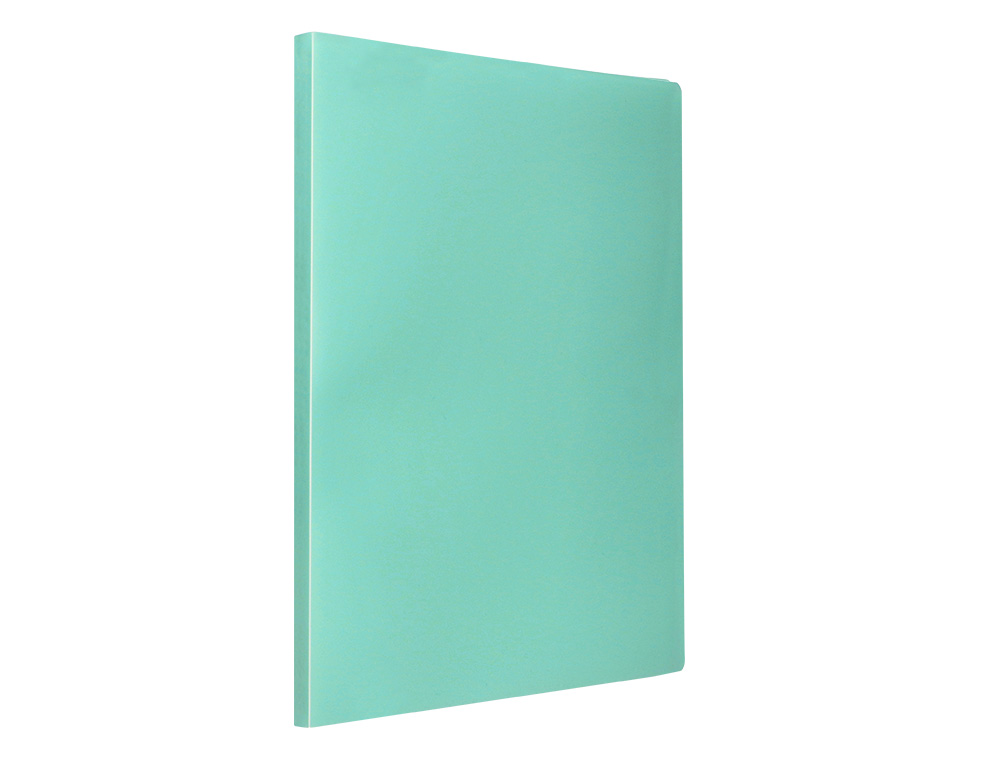 PROTEGE-DOCUMENTS LIDERPAPEL POLYPROPYLENE COUVERTURE      FLEXIBLE 40 POCHETTES FIXES   A4 220X297MM VERT POMME