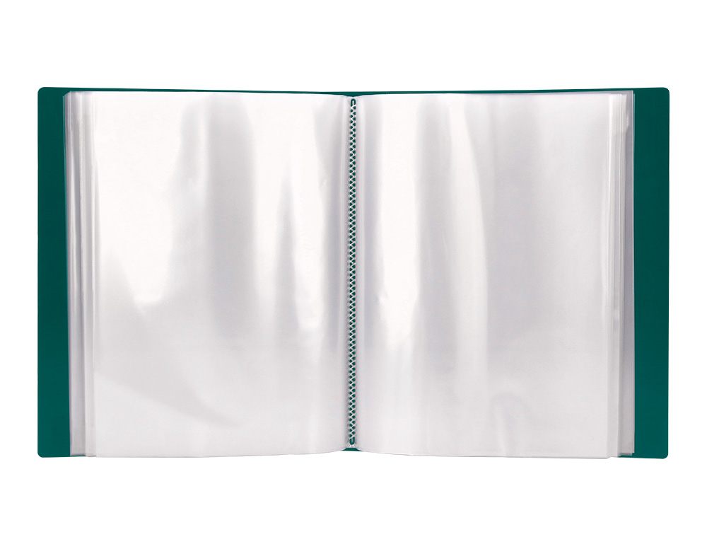 PROTEGE-DOCS LIDERPAPEL KANGOUROU PERSONNALISABLE     POLYPRO 20 POCHETTES FIXES A4 210X297MM VERT TRANSLUCIDE