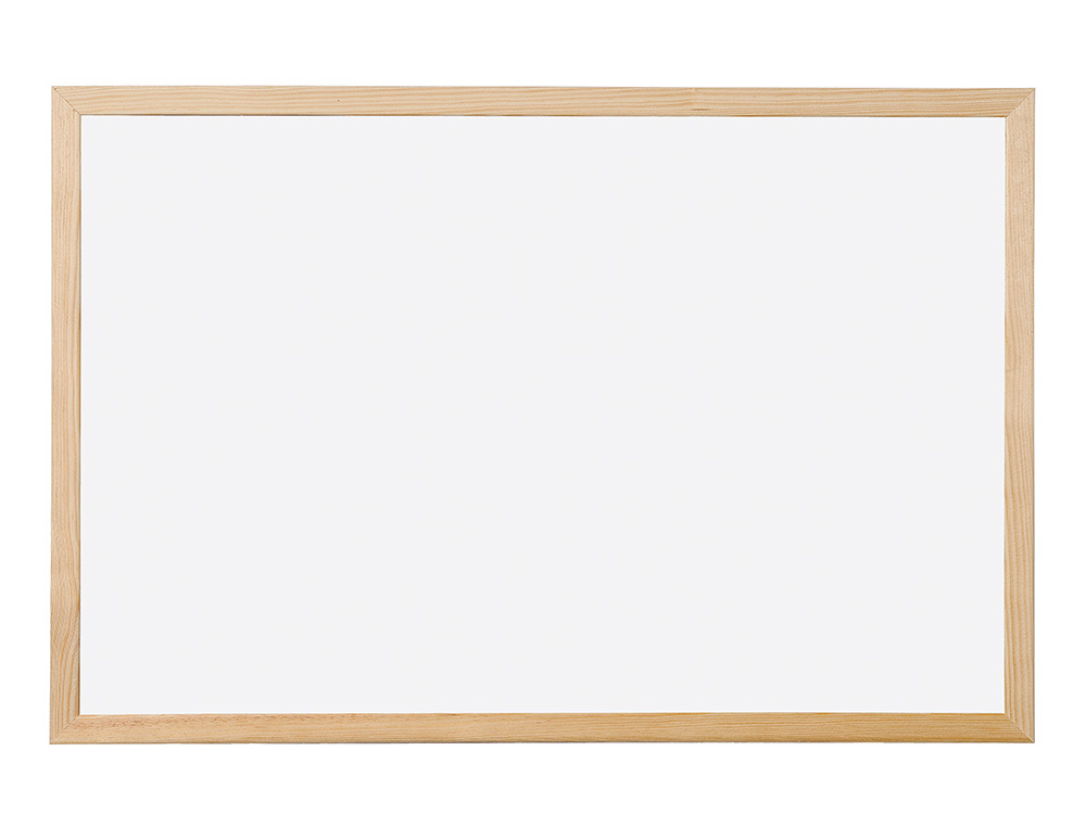 TABLEAU Q-CONNECT MLAMIN CADRE BOIS LISSE LAVABLE STABILIT MARQUEURS SPCIAUX ACCESSOIRES FIXATION MUR 40X30CM