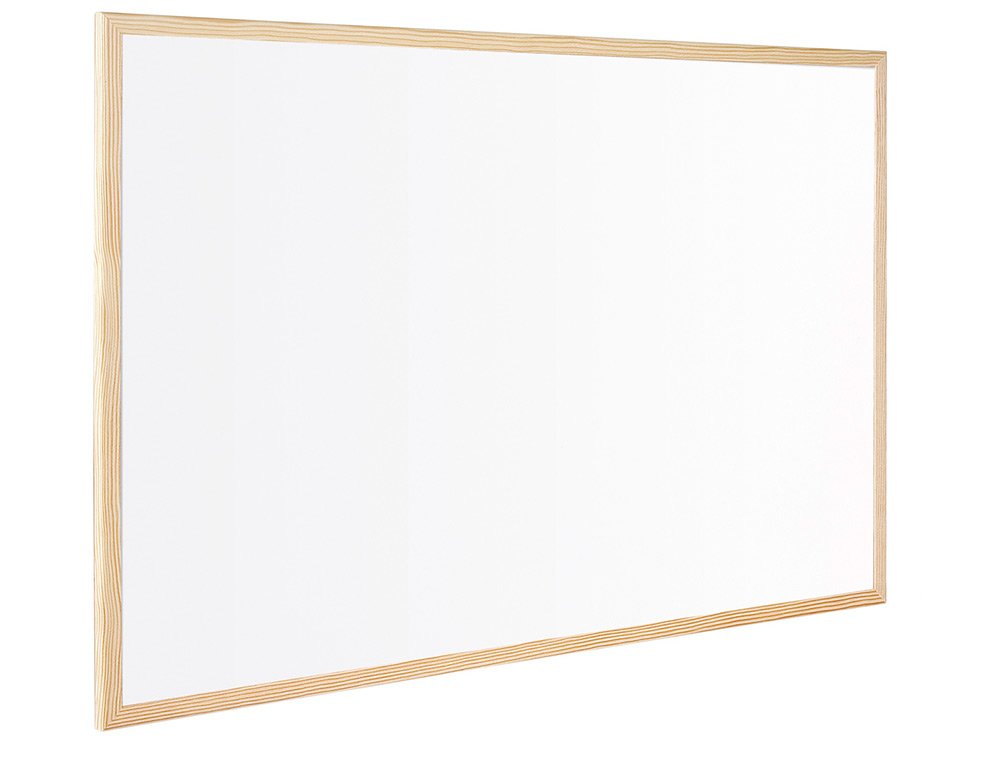 TABLEAU Q-CONNECT MLAMIN CADRE BOIS LISSE LAVABLE STABILIT MARQUEURS SPCIAUX ACCESSOIRES FIXATION MUR 40X30CM