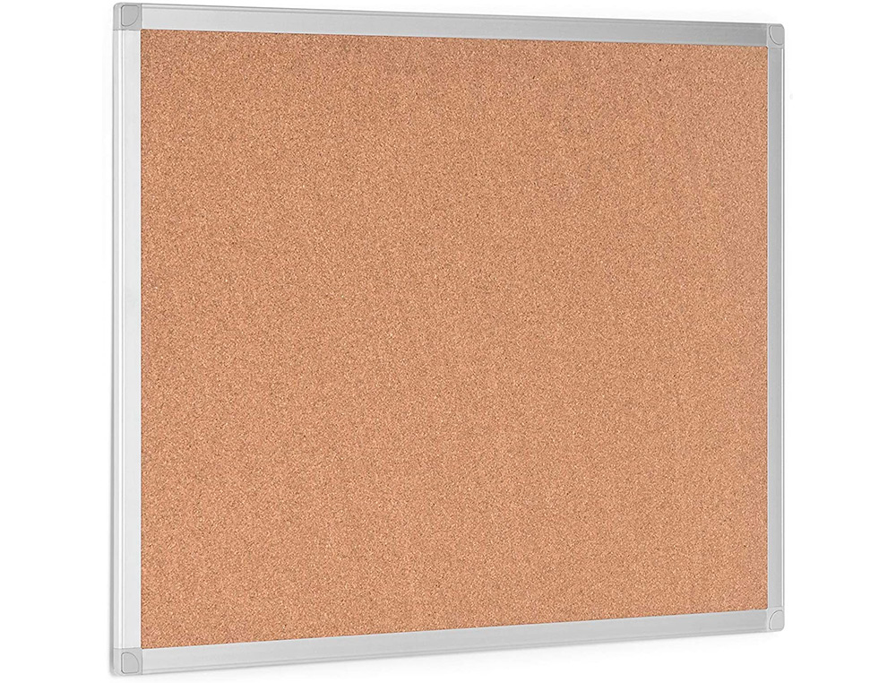 TABLEAU LIGE Q-CONNECT MURAL CADRE ALUMINIUM RSISTANCE HUMIDIT ACCESSOIRES FIXATION MUR 1MM PAISSEUR 60X45CM