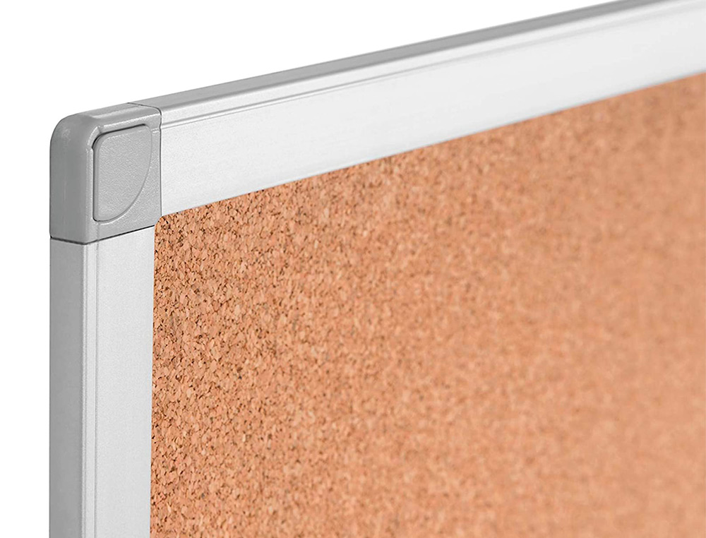 TABLEAU LIGE Q-CONNECT MURAL CADRE ALUMINIUM RSISTANCE HUMIDIT ACCESSOIRES FIXATION MUR 1MM PAISSEUR 60X45CM