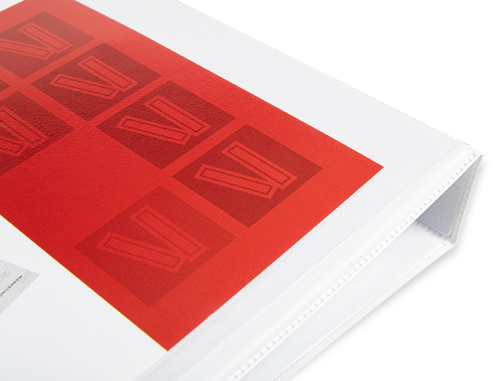 CLASSEUR KANGOUROU LIDERPAPEL 2 ANNEAUX 40MM 283X320MM DOCUMENT A4 PLASTIQUE DOS 68MM COLORIS BLANC