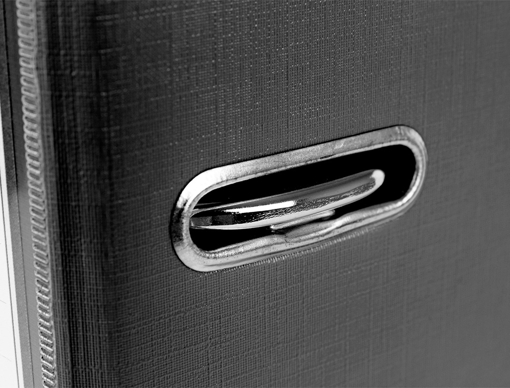 CLASSEUR LEVIER LIDERPAPEL A4 DOCUMENTA CARTON REMBORD 1,9MM DOS 52MM RADO MTALLIQUE COLORIS NOIR