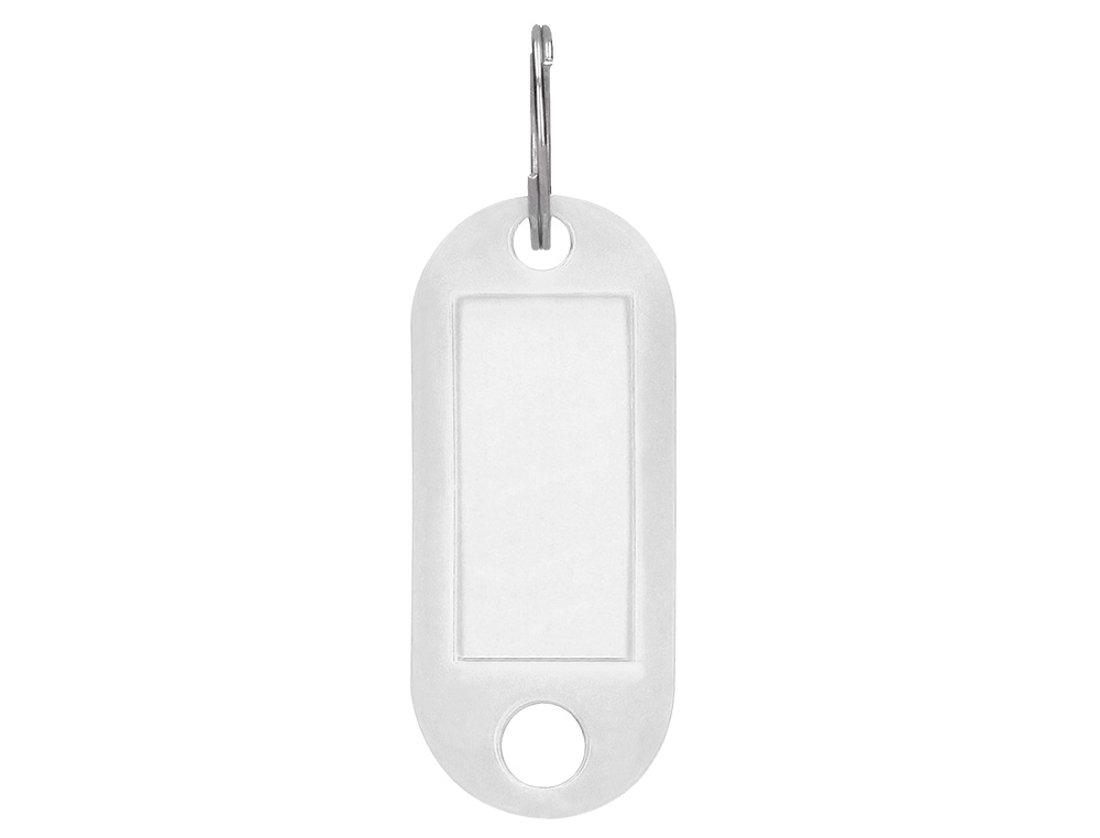 PORTE-CLS Q-CONNECT PORTE-TIQUETTE PLASTIQUE 50X22MM COLORIS BLANC PRSENTOIR 100 UNITS