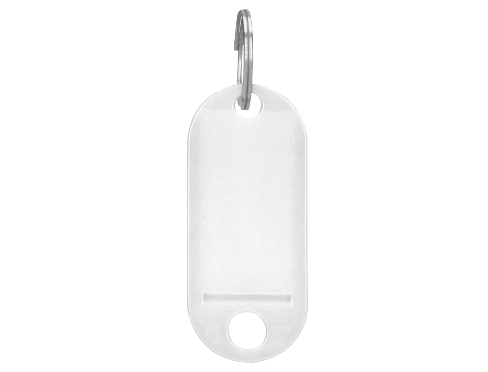 PORTE-CLS Q-CONNECT PORTE-TIQUETTE PLASTIQUE 50X22MM COLORIS BLANC PRSENTOIR 100 UNITS