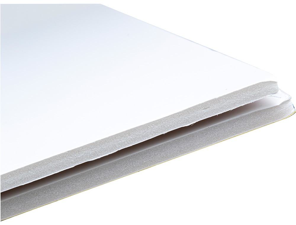 CARTON ENTRECOLLE LIDERPAPEL 70X100CM EPAISSEUR 5MM UNICOLORE BLANC