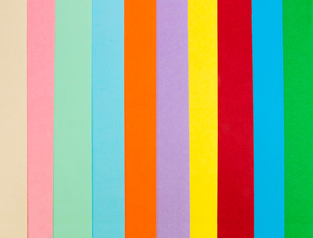 PAPIER CARTONN LIDERPAPEL A4 180G/M2 10 COLORIS ASSORTIS PAQUET 100F