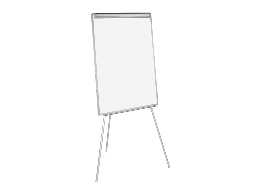 CHEVALET CONFRENCE Q-CONNECT TABLEAU LAMIN 85X60CM CADRE PLASTIQUE PINCE BLOC PAPIER AUGET PORTE-MARQUEURS