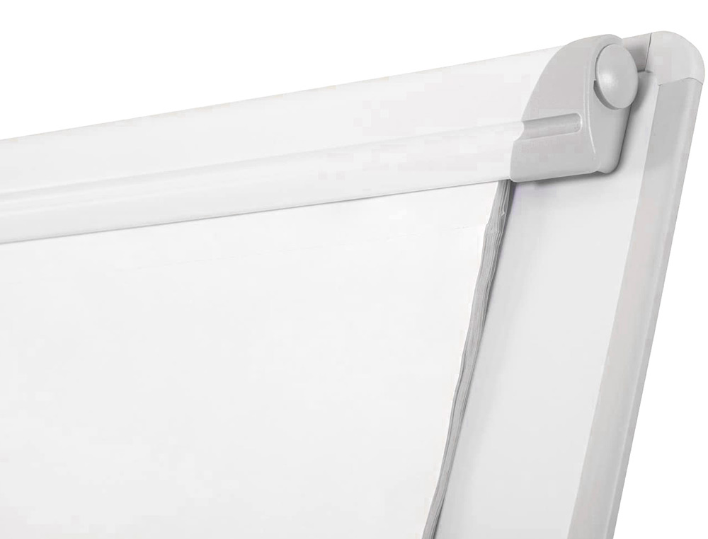 CHEVALET CONFRENCE Q-CONNECT TABLEAU LAMIN 85X60CM CADRE PLASTIQUE PINCE BLOC PAPIER AUGET PORTE-MARQUEURS