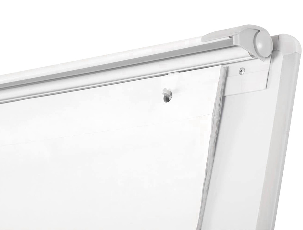 CHEVALET CONFRENCE Q-CONNECT TABLEAU LAMIN 85X60CM CADRE PLASTIQUE PINCE BLOC PAPIER AUGET PORTE-MARQUEURS