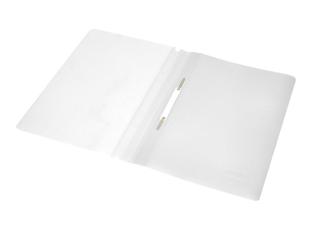 CHEMISE PRÉSENTATION Q-CONNECT À LAMELLES POLYPROPYLÈNE 18/100E DOCUMENT PERFORÉ A4 30F PORTE-ÉTIQUETTE COLORIS BLANC