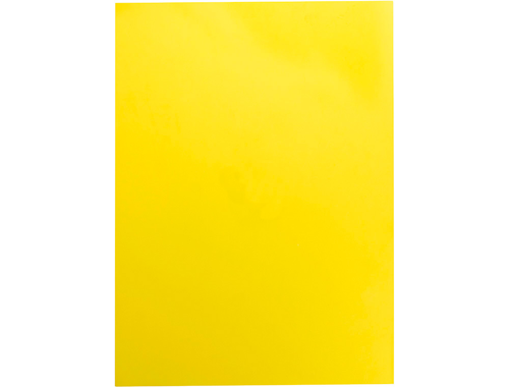 PLAQUE MOUSSE LIDERPAPEL 50X70CM 60G/M2 PAISSEUR 1.5MM UNICOLORE JAUNE