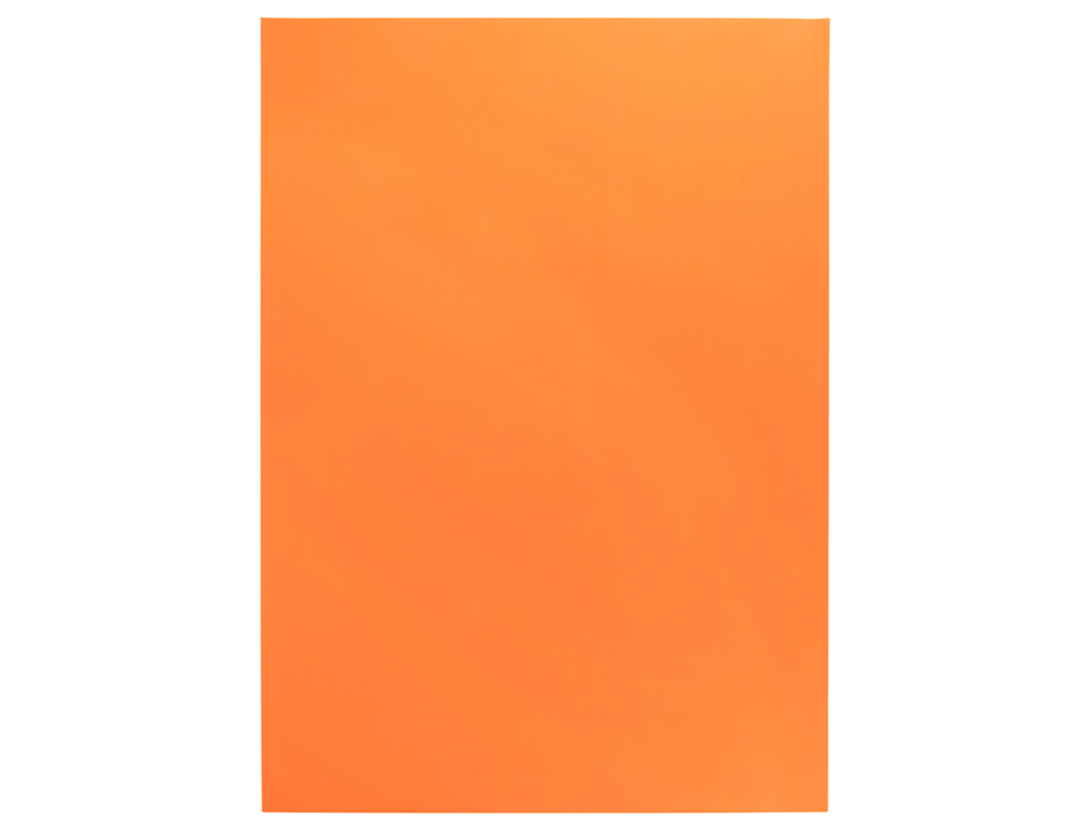 PLAQUE MOUSSE LIDERPAPEL 50X70CM 60G/M2 PAISSEUR 1.5MM UNICOLORE ORANGE